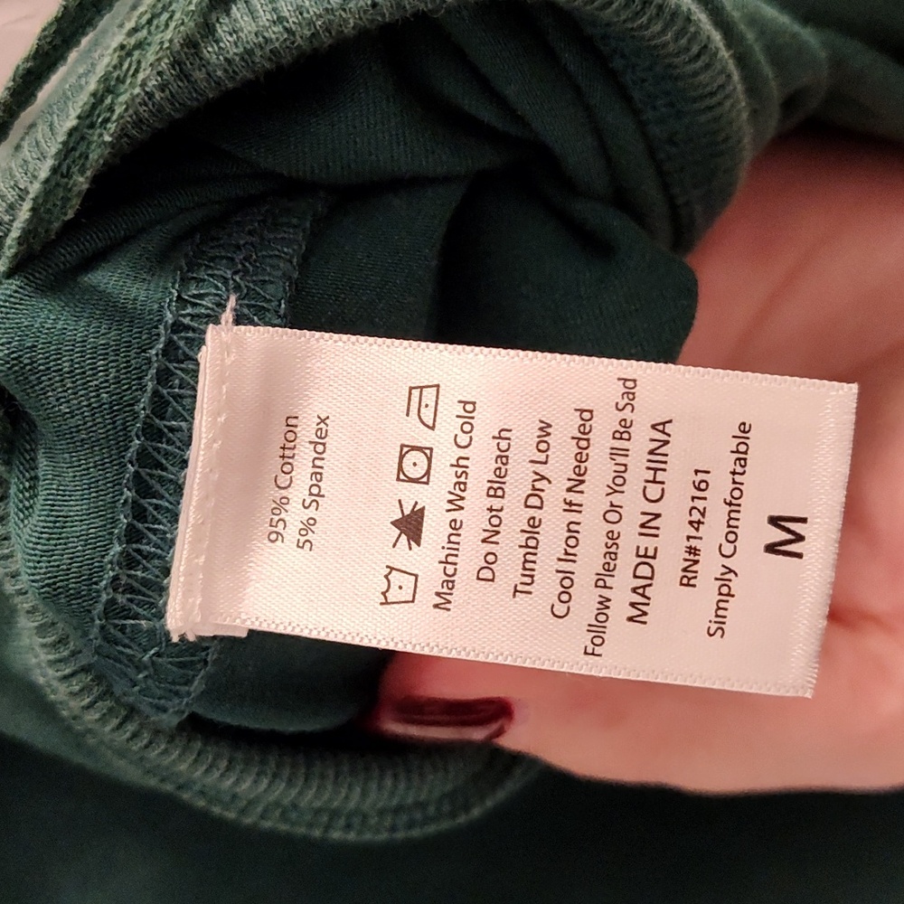 LuLaRoe Bridget Jumpsuit Dark Green Size Medium - Picture 5 of 10